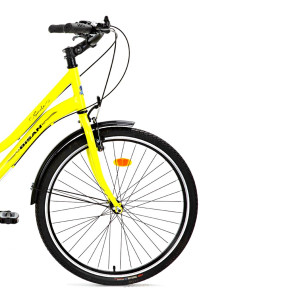 Pilsētas velosipēds Bisan 28 Smile (PR10010416) dzeltens/melns (17)