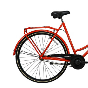 Pilsētas velosipēds Bisan 28 Paradise (PR10010417) sarkans/pelēks (21)
