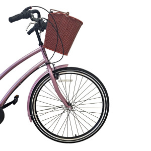 Pilsētas velosipēds Bisan 28 Serenity (PR10010419) roza/sudrabs (19)