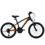 Pusaudžu velosipēds Bisan 24 KDX2900 VB (PR10010462) melns/oranžs