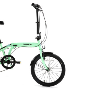 Saliekamais velosipēds Bisan 20 Twin S g.zaļš