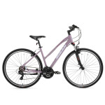 Tūrisma velosipēds Bisan 28 TRX8200-23 City Lady violēts/balts (S)