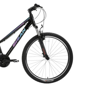 Kalnu velosipēds Bisan ATHENA V Glossy Black/Blue/Purple (Rata izmērs: 29 Rāmja izmērs: 19)