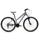 Kalnu velosipēds Bisan ATHENA V Metallic Grey/Blue/Purple (Rata izmērs: 29 Rāmja izmērs: 19)