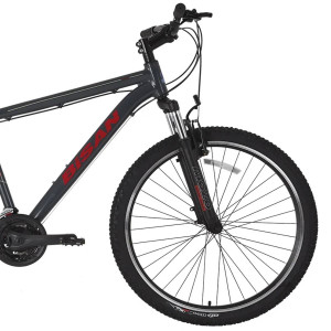 Kalnu velosipēds Bisan ATLAS V Grey/Red (Rata izmērs: 27,5 Rāmja izmērs: 19)