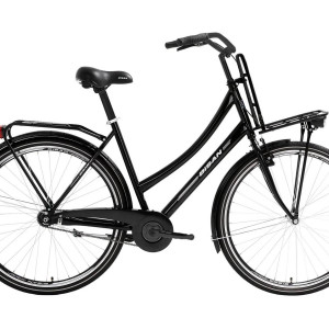 Pilsētas velosipēds Bisan Fluante C Glossy Black /Silver (Rata izmērs: 700C Rāmja izmērs: 20,5)