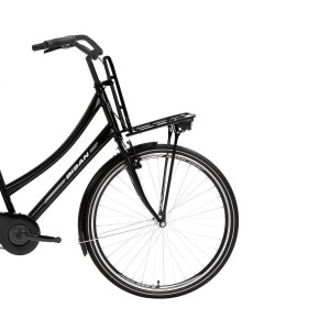 Pilsētas velosipēds Bisan Fluante C Glossy Black /Silver (Rata izmērs: 700C Rāmja izmērs: 20,5)