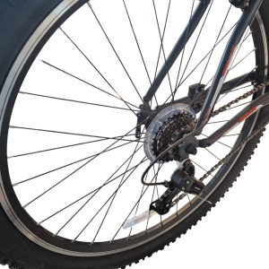 Kalnu velosipēds Bisan LEON V Matt Grey/Orange (Rata izmērs: 27.5 Rāmja izmērs: 19)