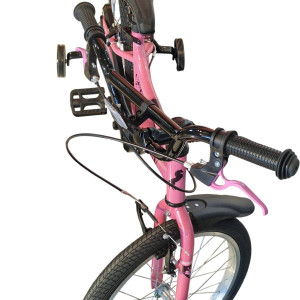 Bērnu velosipēds Bisan Lily V Pink/Purple (Rata izmērs: 20 Rāmja izmērs: 11)