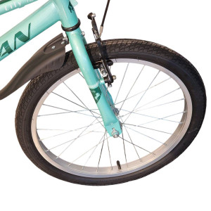 Bērnu velosipēds Bisan Lily V Turquoise (Rata izmērs: 20 Rāmja izmērs: 11)