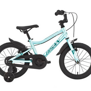 Bērnu velosipēds Bisan Lily V Turquoise (Rata izmērs: 16 Rāmja izmērs: 10)