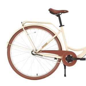 Pilsētas velosipēds Bisan SORRENTO Cream/Gold (Rata izmērs: 28 Rāmja izmērs: 17)