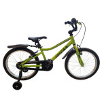 Bērnu velosipēds Bisan Floki V Green/Black (Rata izmērs: 20 Rāmja izmērs: 11)