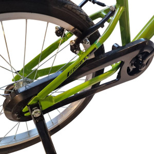 Bērnu velosipēds Bisan Floki V Green/Black (Rata izmērs: 20 Rāmja izmērs: 11)