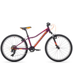 Pusaudžu velosipēds Rock Machine Catherine 24 violets/oranžs