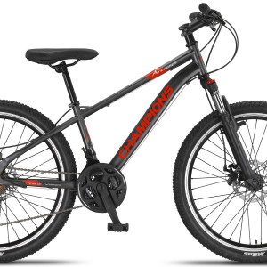 Pusaudžu velosipēds Champions 24 Kaunos DB Anthracite (Rata izmērs: 24 Rāmja izmērs: 13 )