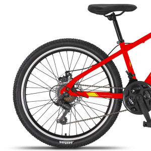 Pusaudžu velosipēds Champions 24 Kaunos DB Red (Rata izmērs: 24 Rāmja izmērs: 13 ) Pusaudžu velosipēds Champions 24 Kaunos DB Red (Rata izmērs: 24 Rāmja izmērs: 13 )