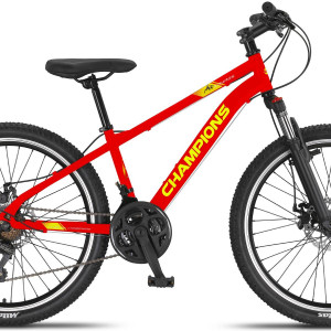 Pusaudžu velosipēds Champions 24 Kaunos DB Red (Rata izmērs: 24 Rāmja izmērs: 13 ) Pusaudžu velosipēds Champions 24 Kaunos DB Red (Rata izmērs: 24 Rāmja izmērs: 13 )