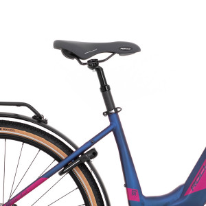 Elektriskais velosipēds Rock Machine 29 Crossride e500B Lady zils/rozā (M)