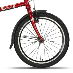 Saliekamais velosipēds Foldo 20 Urbano Ultra (URB.2003) sarkans