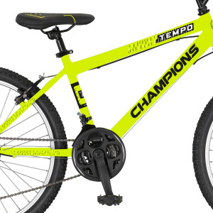 Pusaudžu velosipēds Champions 24 Tempo (TMP.2407) dzeltens