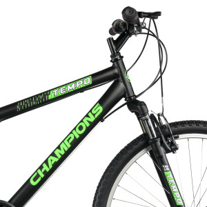 Kalnu velosipēds Champions 26 Tempo (TMP.2602) melns/zaļš (16)