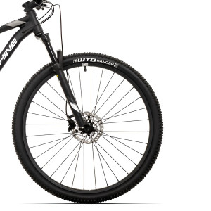 Viriešu kalnu velosipēds Rock Machine 29 Manhattan 90-29 (III) melns/pelēks (Rata izmērs: 29 Rāmja izmērs: S)