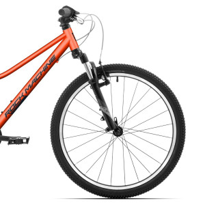 Pusaudžu velosipēds Rock Machine Catherine Jr. 24 Coral Red (Rata izmērs: 24 Rāmja izmērs: 12)