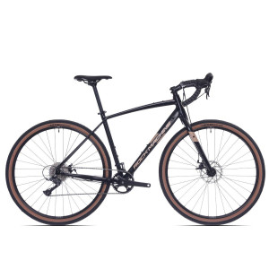 Gravel velosipēds Rock Machine Gravelride 200 Matte Black/Sand (Rata izmērs: 28 Rāmja izmērs: L)