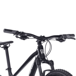 Kalnu velosipēds Rock Machine Manhattan 40-29 Gloss Black (Rata izmērs: 29 Rāmja izmērs: M)