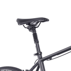 Kalnu velosipēds Rock Machine Rokk 30 Matte Black (Rata izmērs: 28,  Rāmja izmērs: M)