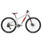 Pusaudžu velosipēds Rock Machine Storm 27 MD Gloss Silver/Black/Red (Rata izmērs: 27.5 Rāmja izmērs: XS)