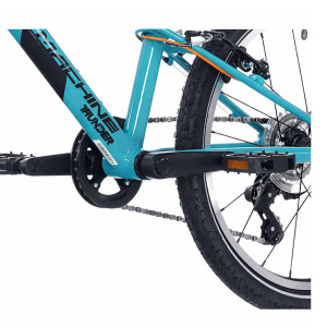 Bērnu velosipēds Rock Machine Thunder 20 VB Gloss Jade Blue (Rata izmērs: 20, Rāmja izmērs: 10)