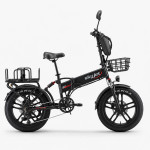 Saliekamais elektriskais velosipēds Skyjet GTIII PRO PLUS Black