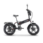 Saliekamais elektriskais velosipēds Skyjet GTIII PRO Black