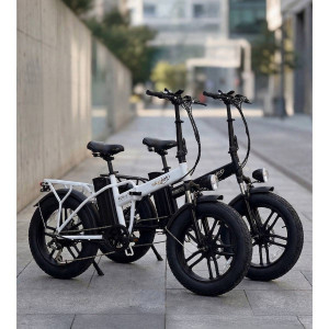 Saliekamais elektriskais velosipēds Skyjet Robusto White