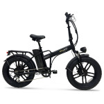 Saliekamais elektriskais velosipēds Skyjet Robusto Black