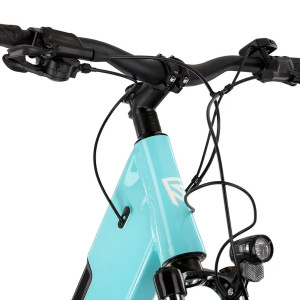 Elektriskais velosipēds Rock Machine 29 Crossride INT e425 Lady tirkīzs (M)