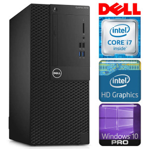 DELL 3050 Tower i7-7700 8GB 512SSD M.2 NVME WIN10Pro