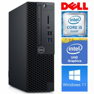 DELL 3060 SFF i5-8500 8GB 512SSD M.2 NVME+1TB DVD WIN11Pro