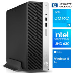HP 400 G5 SFF i3-8100 8GB 256GB M.2 NVME + 250GB HDD WIN11Pro