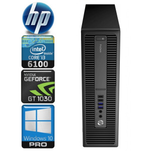 HP 600 G2 SFF i3-6100 16GB 512SSD+2TB GT1030 2GB WIN10Pro