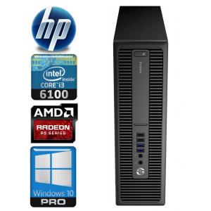 HP 600 G2 SFF i3-6100 16GB 512SSD+2TB R5-340 2GB WIN10Pro