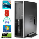 HP 8100 Elite SFF i5-750 8GB 960SSD GTX1650 4GB DVD WIN7Pro