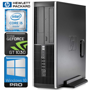 HP 8200 Elite SFF i5-2400 8GB 480SSD+2TB GT1030 2GB WIN10PRO/W7P