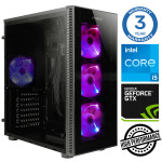 INTOP i5-11400F 16GB 500SSD M.2 NVME GTX1650 4GB no-OS
