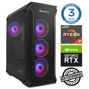 INTOP Ryzen 7 5700X 16GB 250SSD M.2 NVME+2TB RTX4060 8GB no-OS