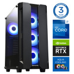 INTOP AQUA i7-13700F 16GB DDR5 2TB SSD M.2 NVME+2TB RTX3060 12GB no-OS