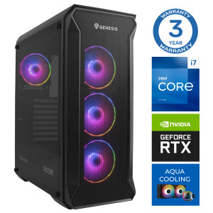 INTOP AQUA i7-14700F 64GB DDR5 1TB SSD M.2 NVME RTX5070 12GB no-OS