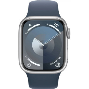 Apple Watch Series 9 GPS 45MM - Silver Prece no ekspozīcijas Garantija 2 gadi